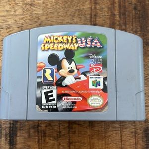 Mickeys speedway N64 game
